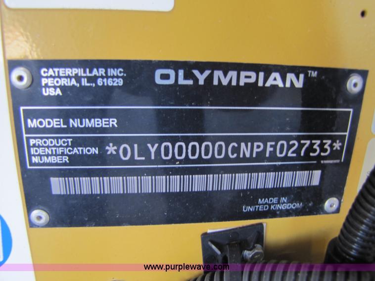 image for item 5287 2003 Olympian generator