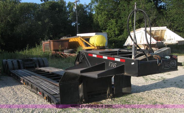 image for item 5567 1984 Talbert 39' lowboy trailer