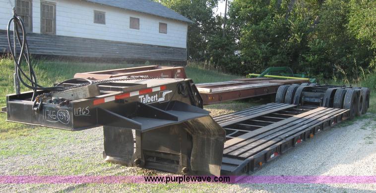 image for item 5567 1984 Talbert 39' lowboy trailer
