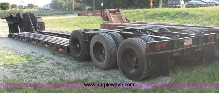 image for item 5567 1984 Talbert 39' lowboy trailer