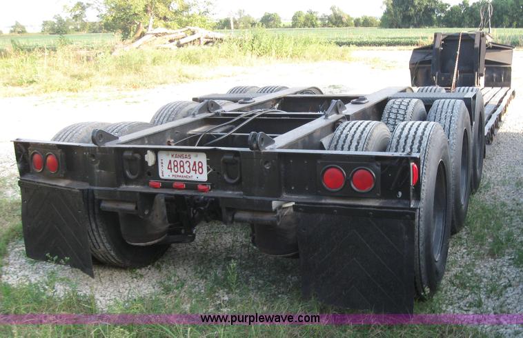 image for item 5567 1984 Talbert 39' lowboy trailer