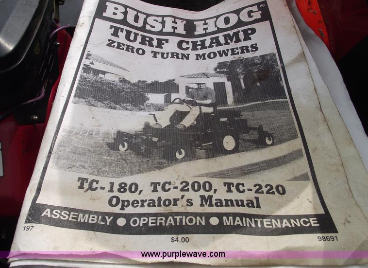 image for item 5789 Brush Hog TC18 zero turn mower