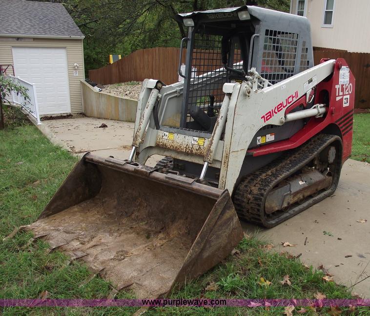 image for item 5855 2009 Takeucki TL120 skid steer