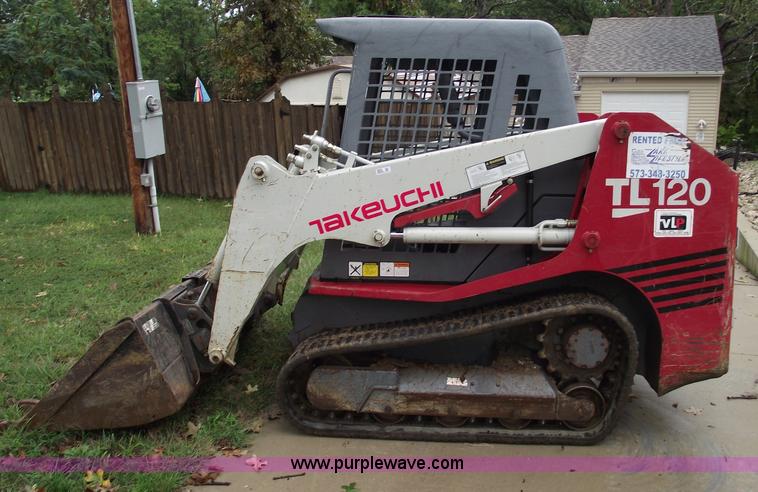 image for item 5855 2009 Takeucki TL120 skid steer
