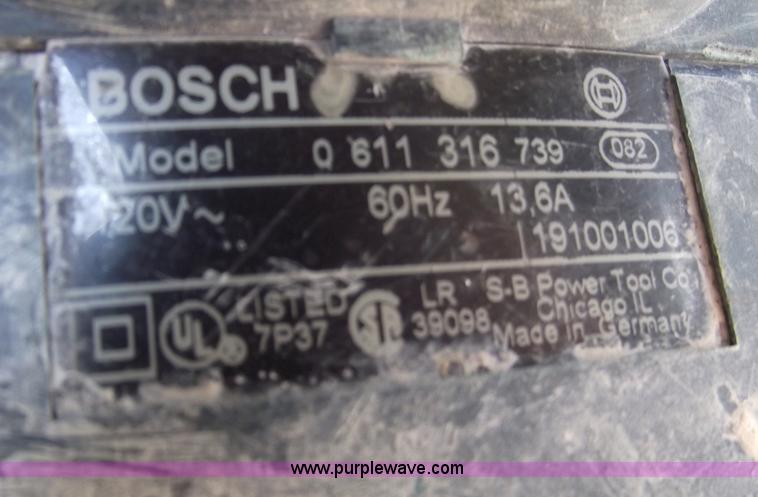 image for item 5857 Bosch 11316EVS demolition hammer