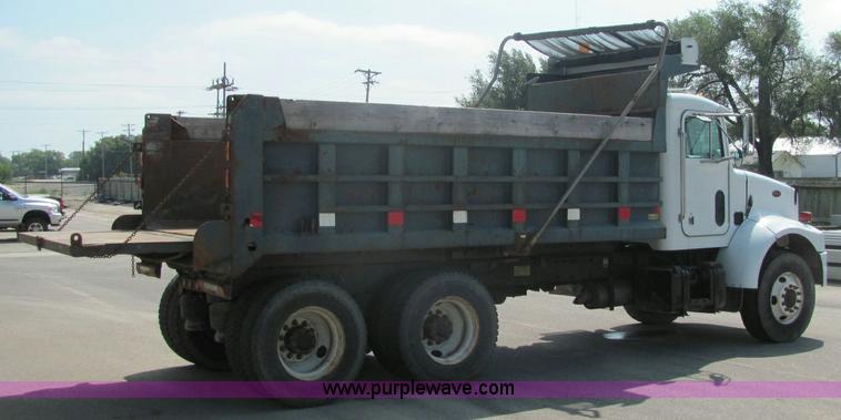 image for item 6958 2001 Peterbilt Conventional 330 tandem axle dump truck
