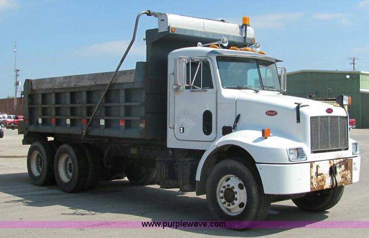image for item 6958 2001 Peterbilt Conventional 330 tandem axle dump truck