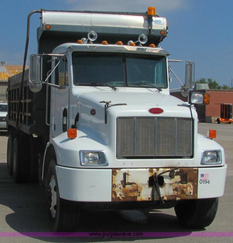 image for item 6958 2001 Peterbilt Conventional 330 tandem axle dump truck