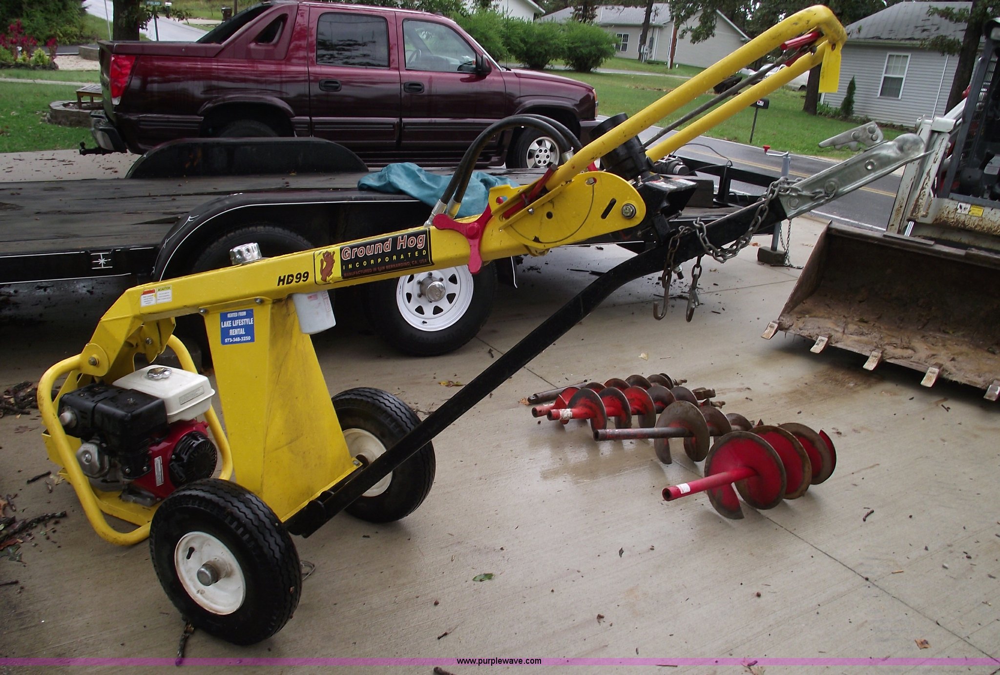 Ground Hog HD99 towable auger in Osage Beach, MO Item 5854 sold