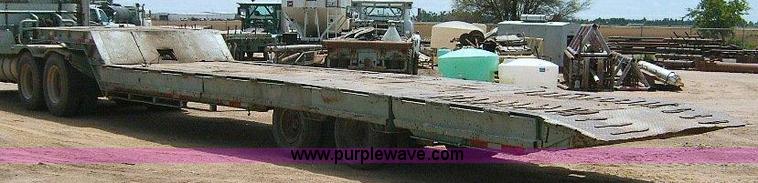 image for item 1811 1978 Schwartz 42' lowboy trailer