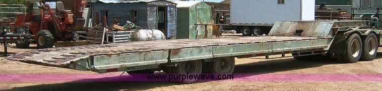 image for item 1811 1978 Schwartz 42' lowboy trailer