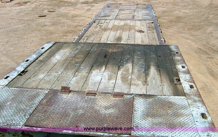 image for item 1811 1978 Schwartz 42' lowboy trailer