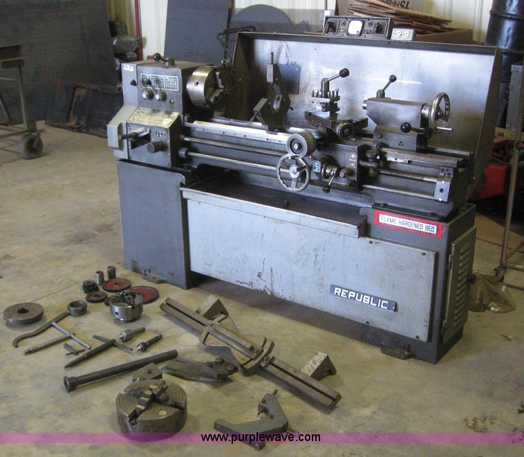 image for item 2965 Republic 12 x 40 engine lathe