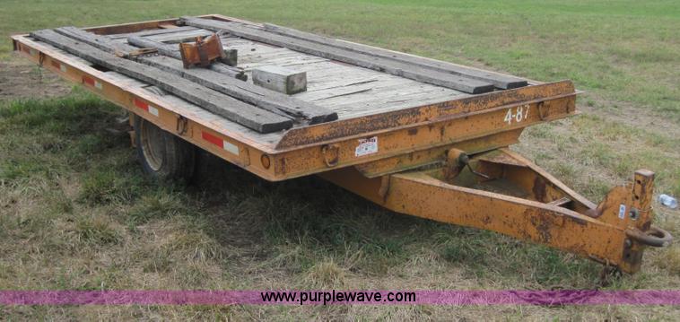 image for item 3158 18' flatbed trailer