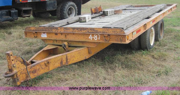 image for item 3158 18' flatbed trailer