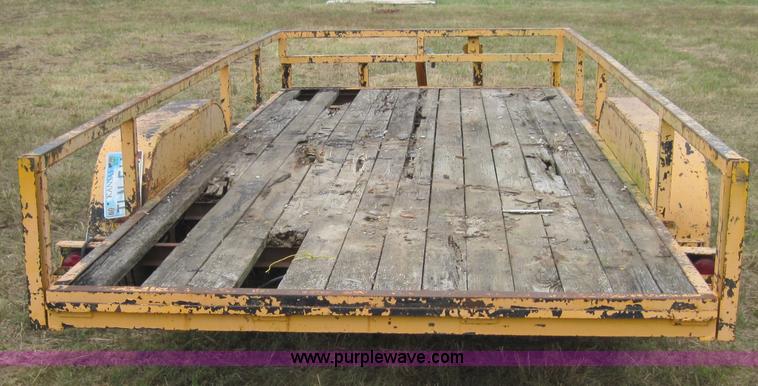 image for item 3187 16' flatbed trailer