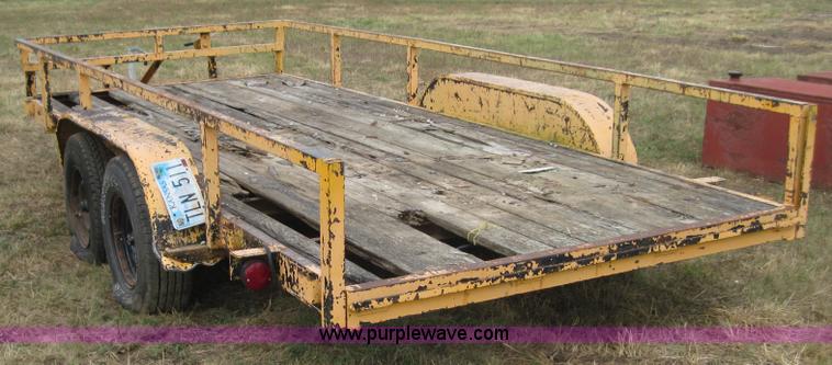 image for item 3187 16' flatbed trailer