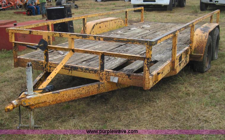 image for item 3187 16' flatbed trailer