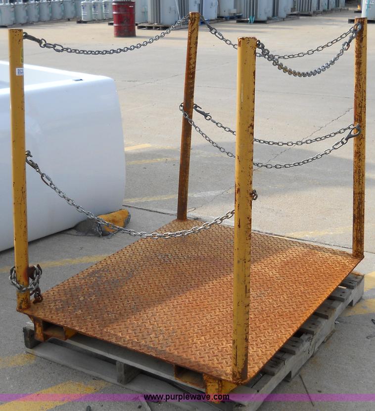 image for item 5018 Four post forklift platform