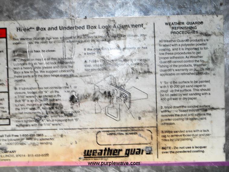 image for item 5047 Watherguard tool box