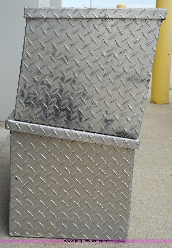 image for item 5048 (2) aluminum chain saw boxes