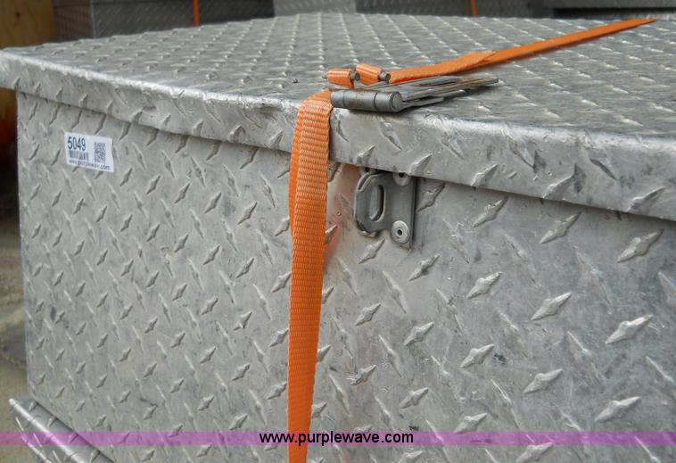 image for item 5049 (2) aluminum chain saw boxes