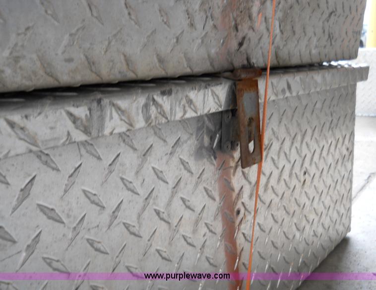 image for item 5049 (2) aluminum chain saw boxes