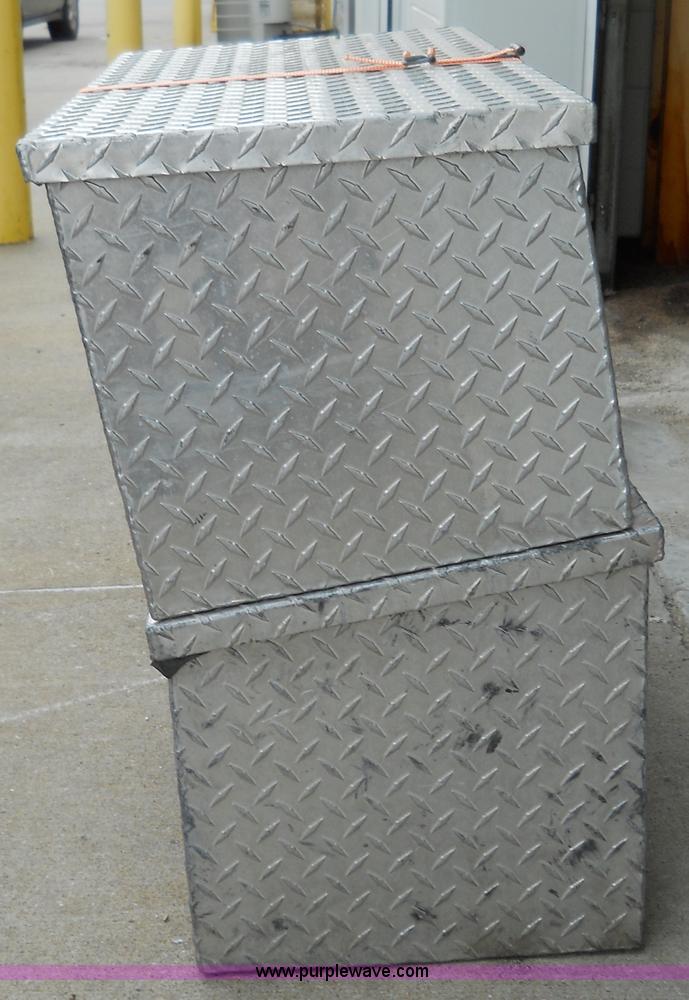 image for item 5050 (2) aluminum chain saw boxes