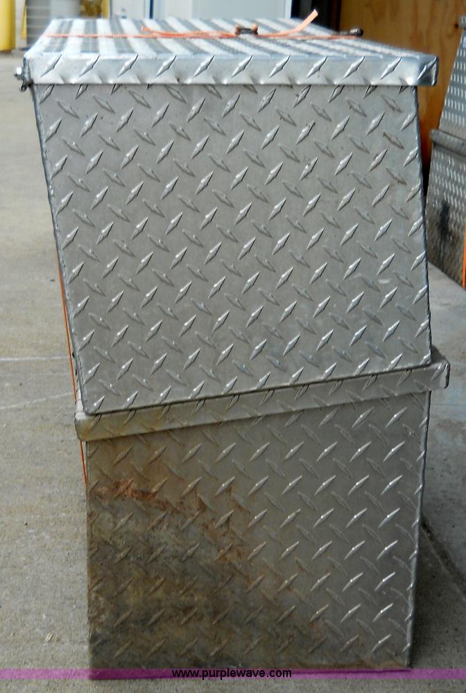 image for item 5051 (2) aluminum chain saw boxes