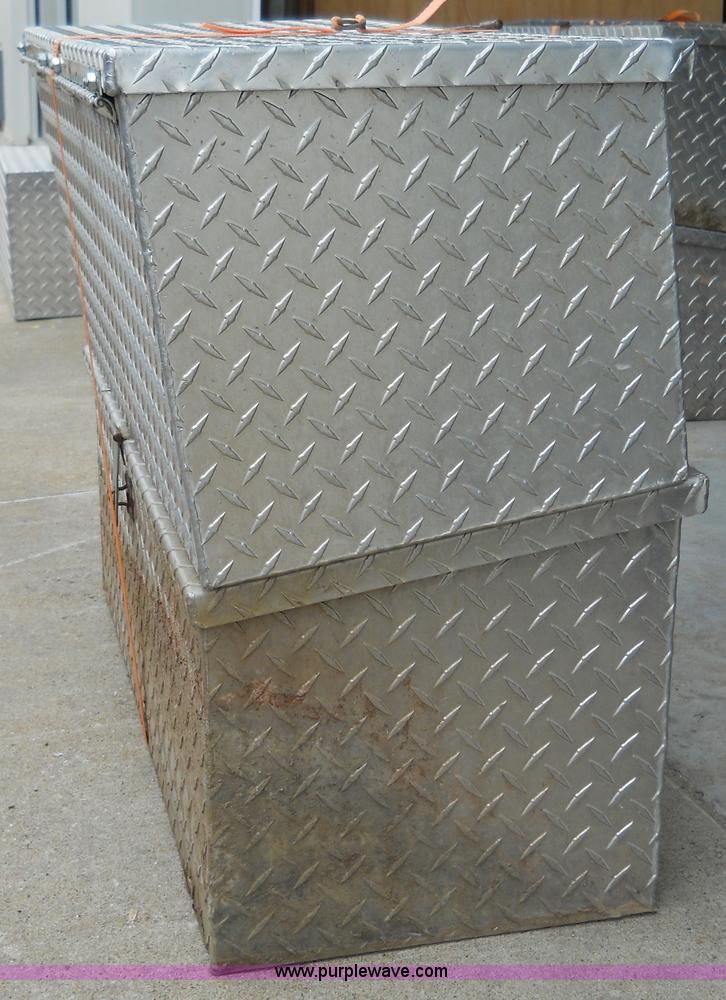 image for item 5051 (2) aluminum chain saw boxes