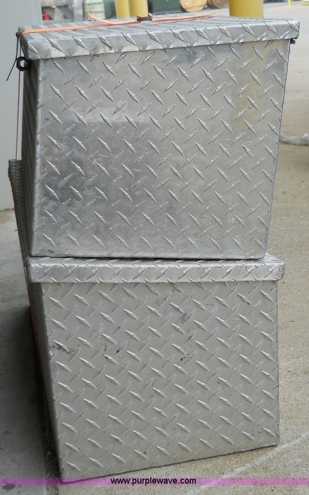 image for item 5052 (2) aluminum chain saw boxes