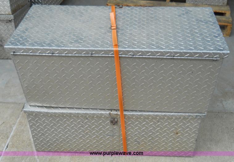 image for item 5052 (2) aluminum chain saw boxes