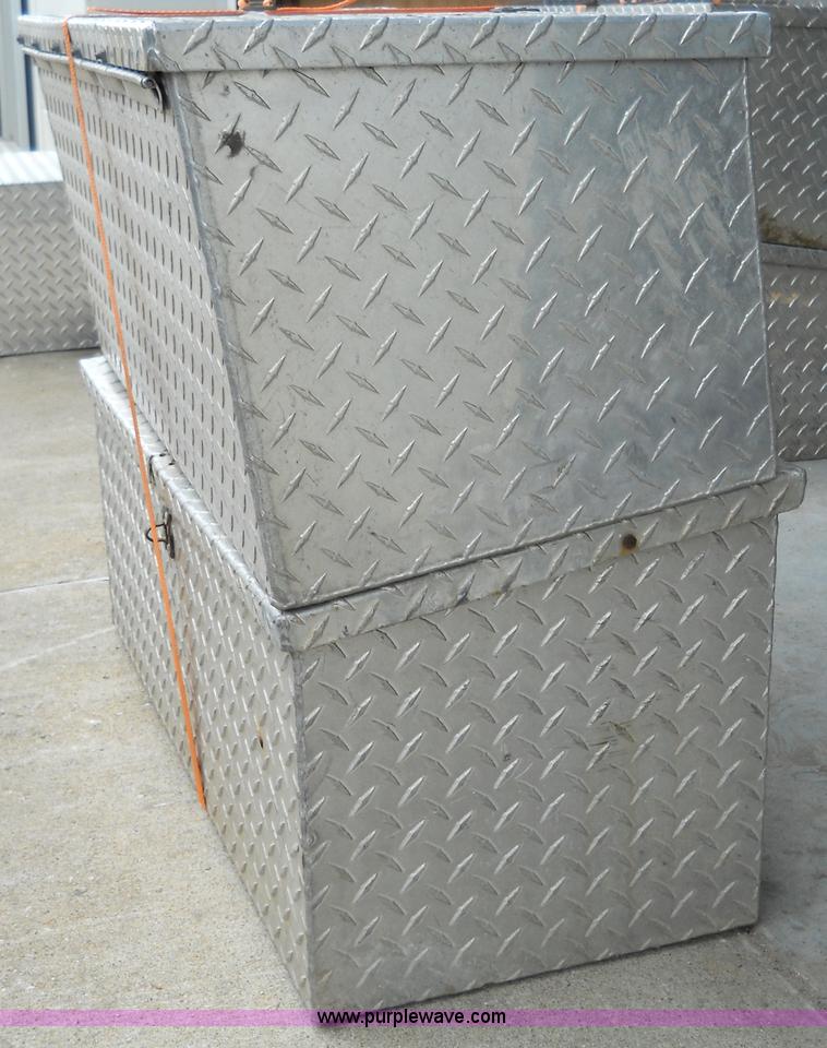 image for item 5052 (2) aluminum chain saw boxes