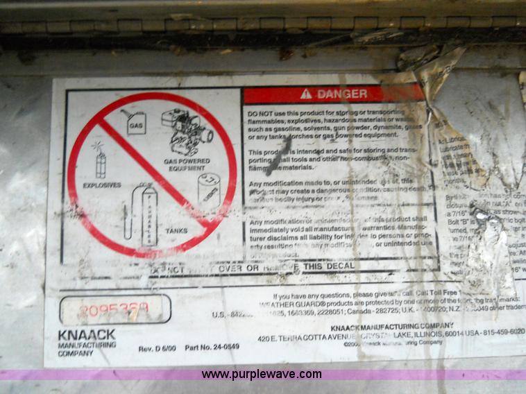 image for item 5056 Knack aluminum tool box