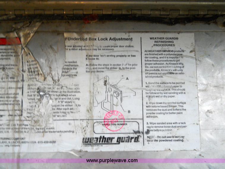 image for item 5056 Knack aluminum tool box