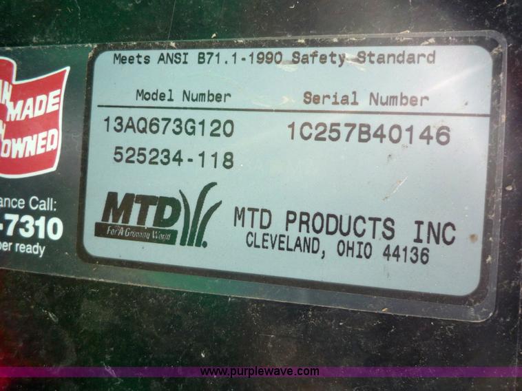 image for item 5600 Power Pro 42" cut riding lawn mower