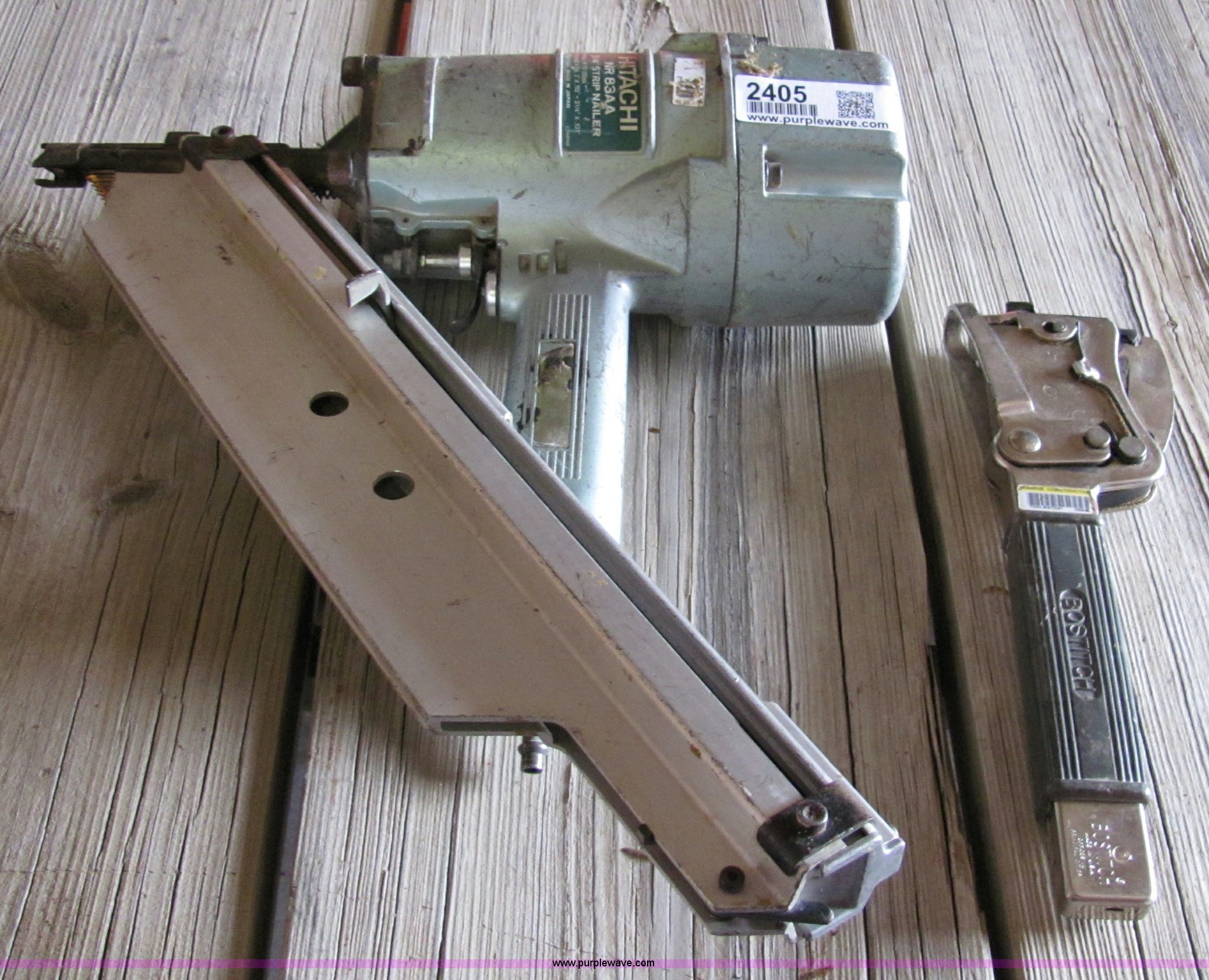 Hitachi NR83AA 3 1/4" air strip nailer in Lawrence, KS Item 2405 sold