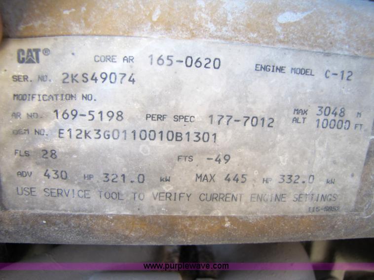 image for item 4648 2000 Kenworth Construct T800 semi truck