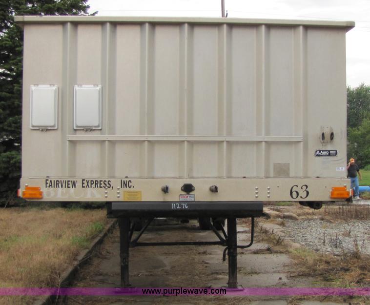 image for item 5260 2004 Transcraft Eagle II aluminum flatbed trailer