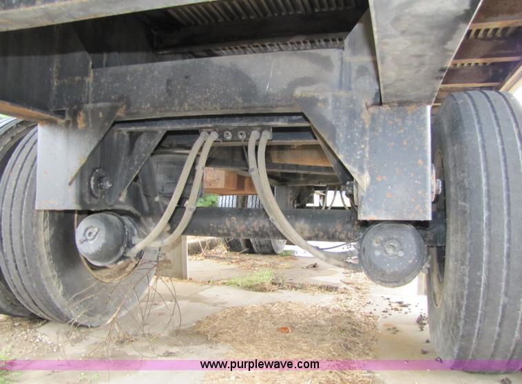 image for item 5260 2004 Transcraft Eagle II aluminum flatbed trailer