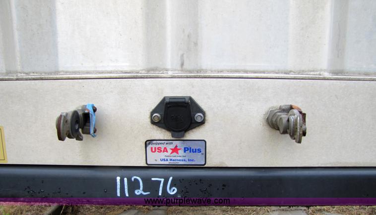 image for item 5260 2004 Transcraft Eagle II aluminum flatbed trailer