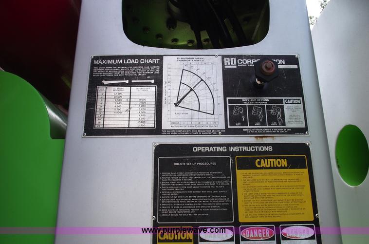 image for item 5788 1979 Western Star heavy service crane truck