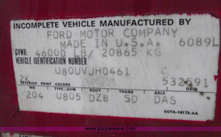 image for item 5853 1980 Ford F8000 dump truck