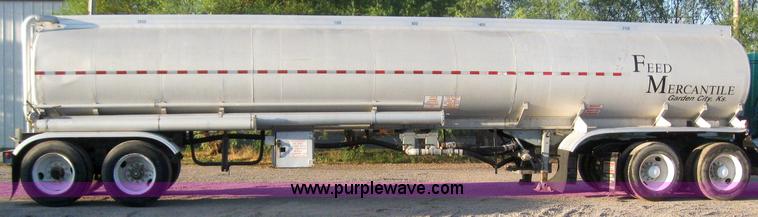 image for item 6160 1977 Trailmobile aluminum tanker trailer