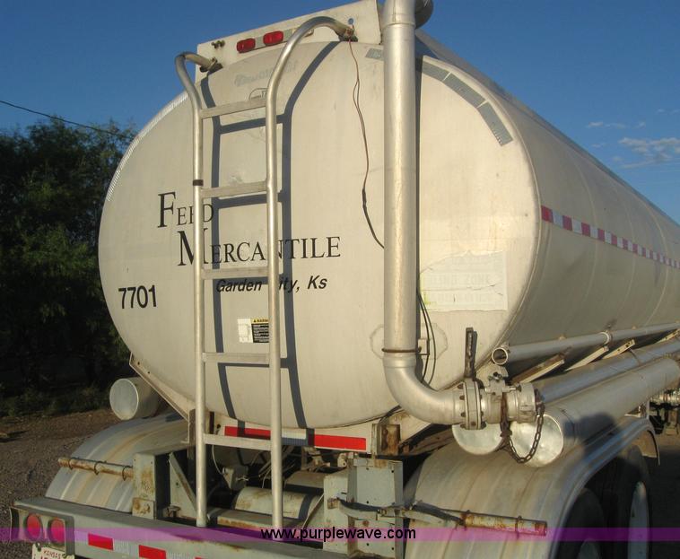 image for item 6160 1977 Trailmobile aluminum tanker trailer