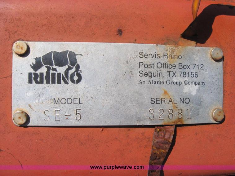 image for item 2273 Rhino SE5 rotary mower