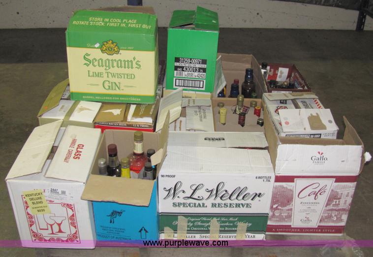 image for item 2447 Assorted alcoholic beverages