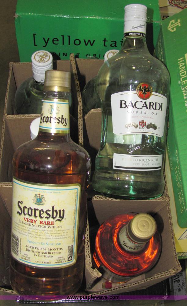 image for item 2447 Assorted alcoholic beverages