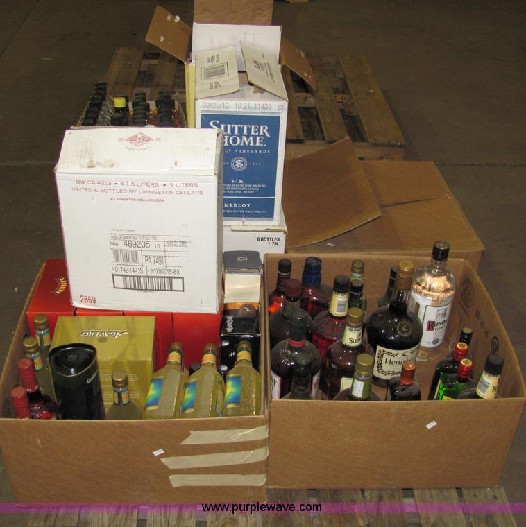 image for item 2448 Approx. 146 bottles of assorted alcoholic beverages