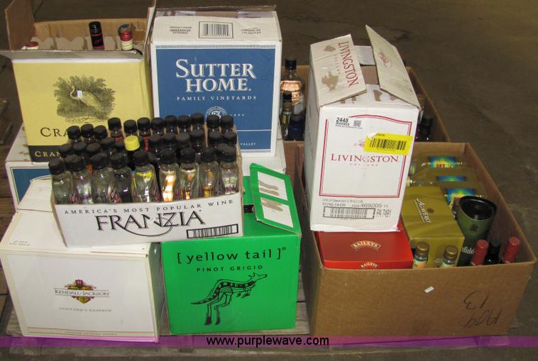 image for item 2448 Approx. 146 bottles of assorted alcoholic beverages